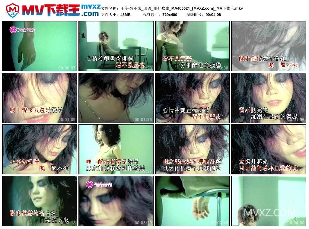 王菲-醒不来_国语_流行歌曲_MA405521